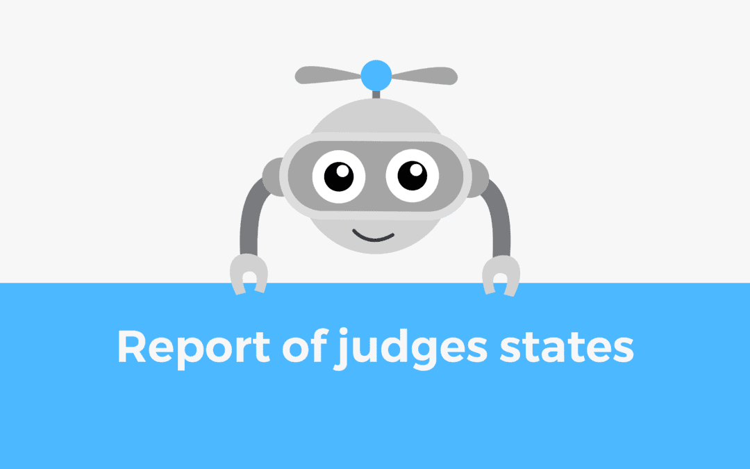 Report of judges states