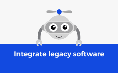 Integrate legacy software with: Newer systems, Chatbots, Business Intelligence